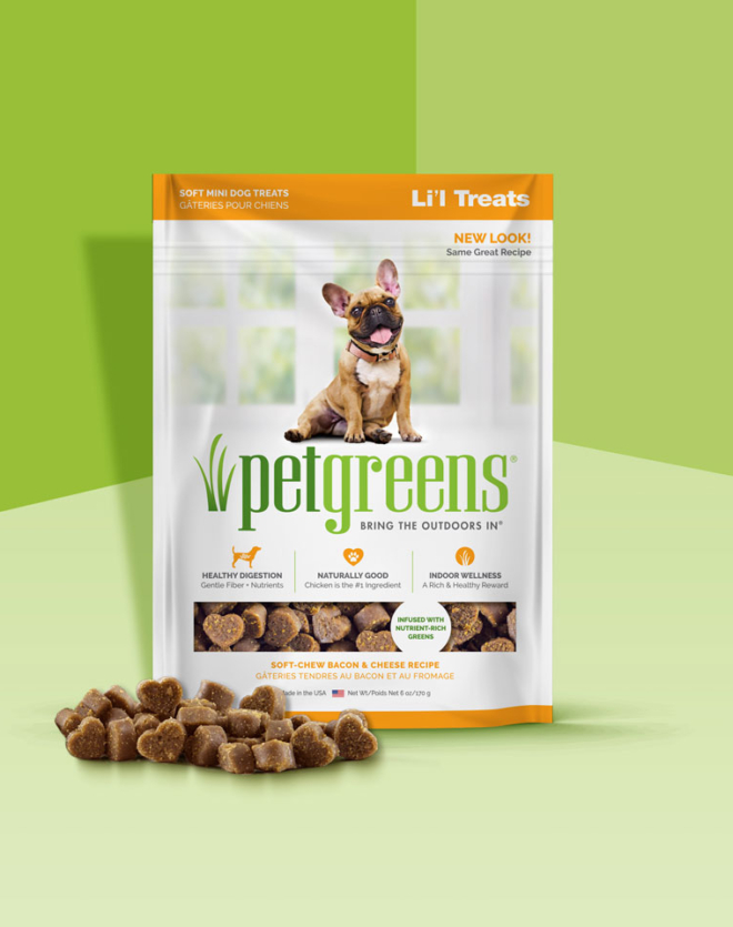 Mini Green Dog Treats Soft Chew Pet Greens