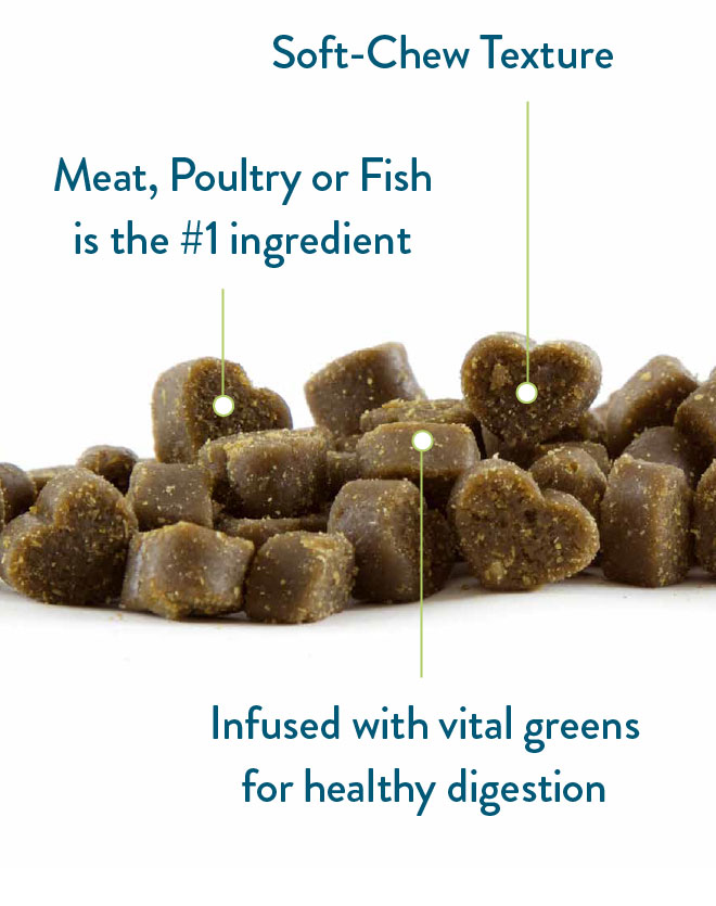 Mini Green Dog Treats Soft Chew Pet Greens