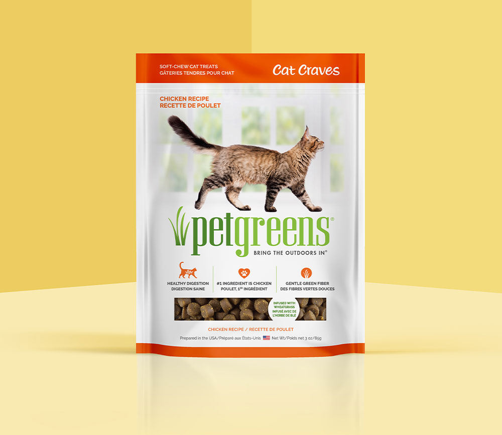chicken cat treats package